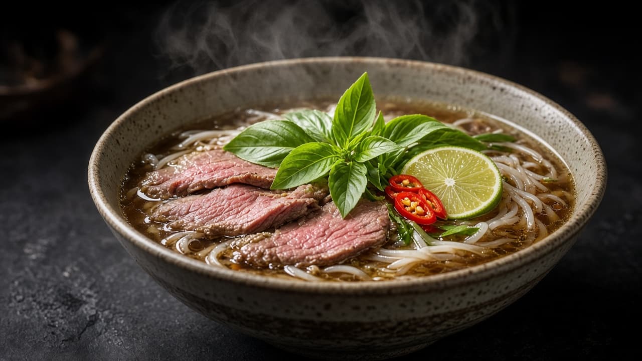A bowl of phở